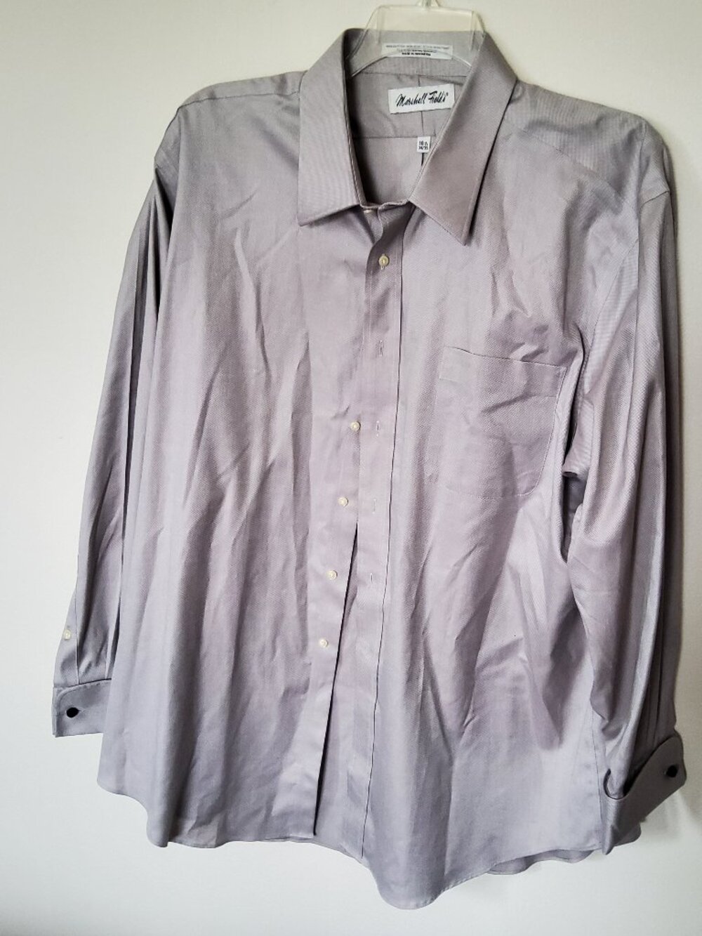 Marshall Field's Grey Men's Dress shirt size 18.5 34/35